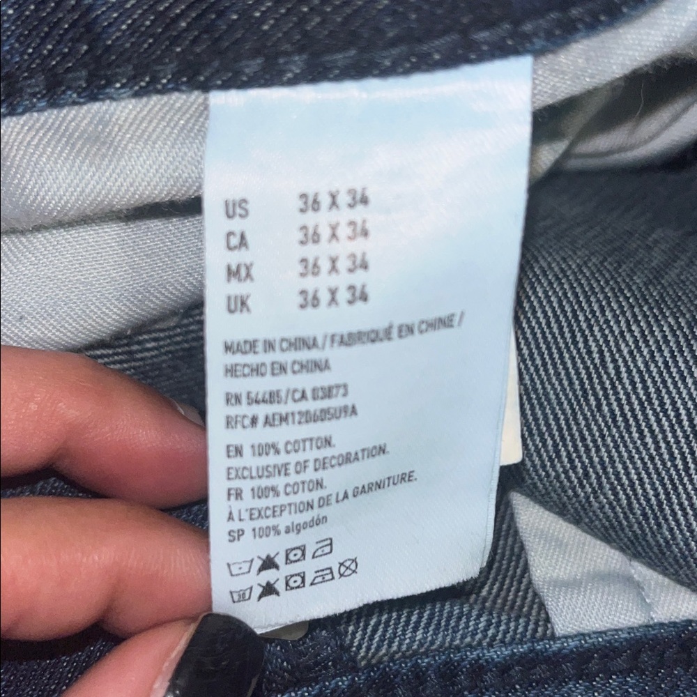 American Eagle Outfitters Men's Dark Blue Denim - Picture 6 of 8